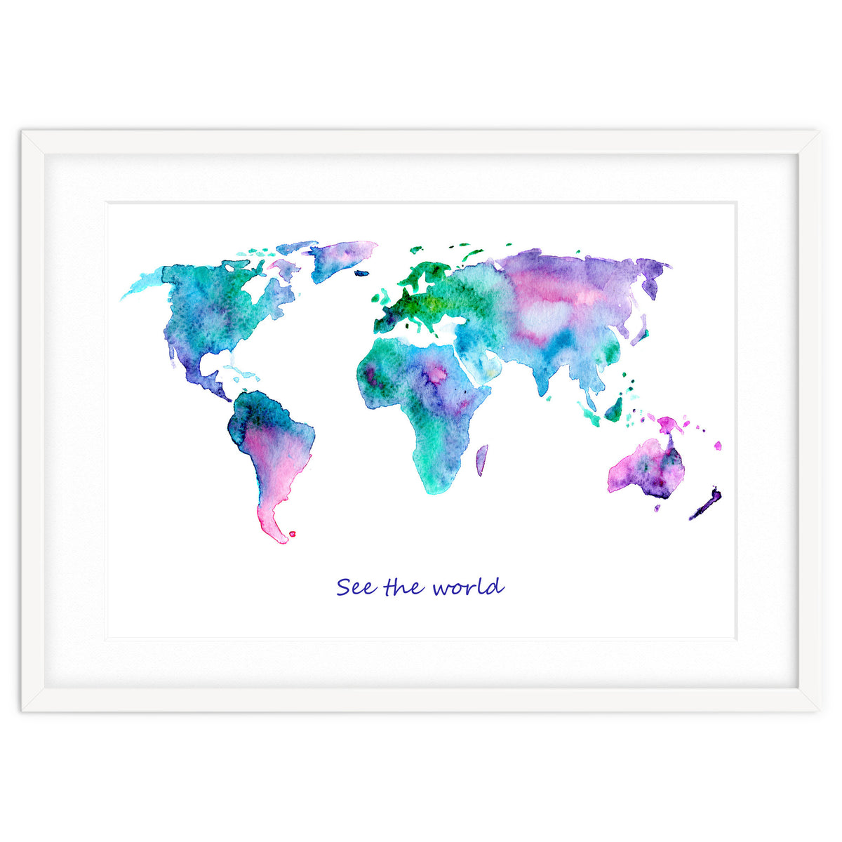 See the world || watercolor