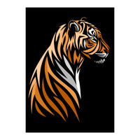 Tribal Tiger  (Print Only)