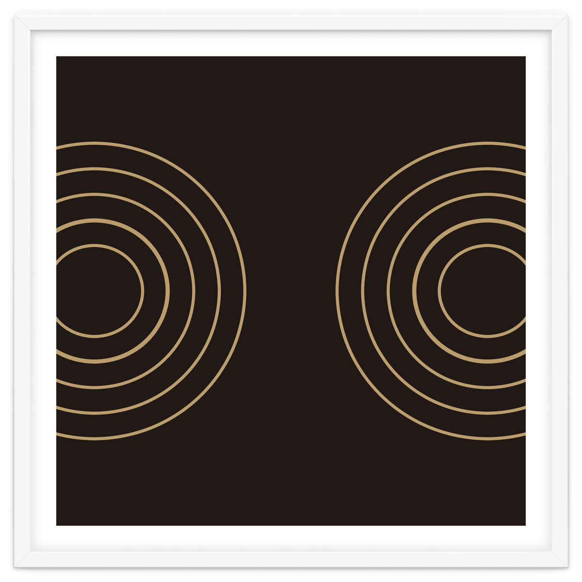 Golden circles | abstract minimal