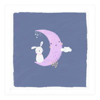 Baby Bunny And Moon B (Print Only)