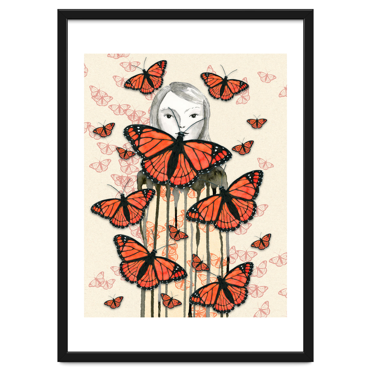 Surrounded by butterflies