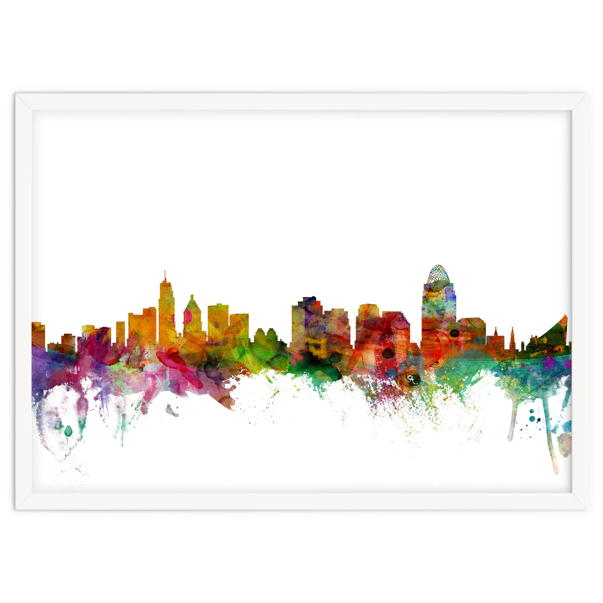 Cincinnati Ohio Skyline