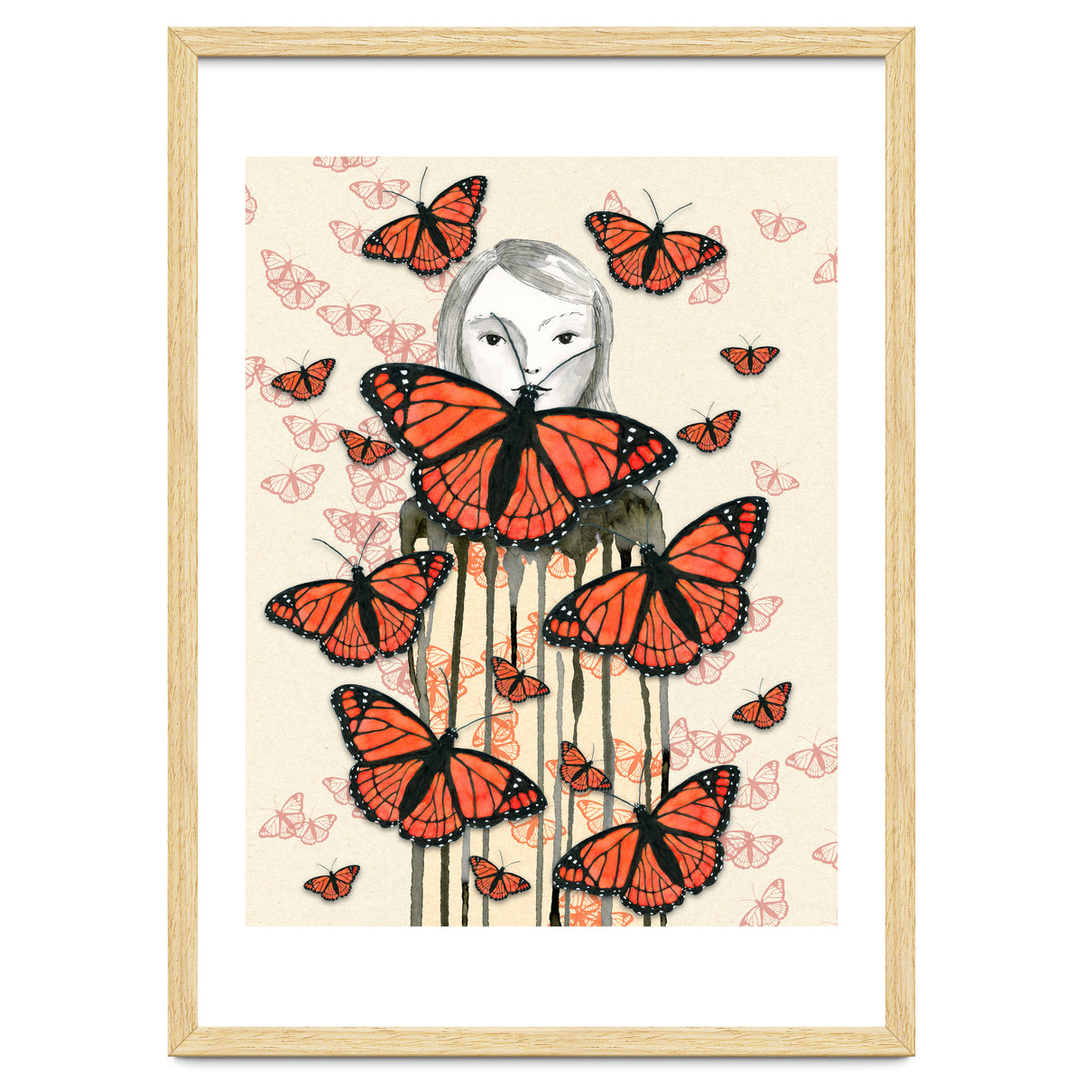 Surrounded by butterflies