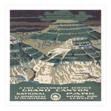 Grand Canyon Vintage Poster  (Print Only) thumbnail