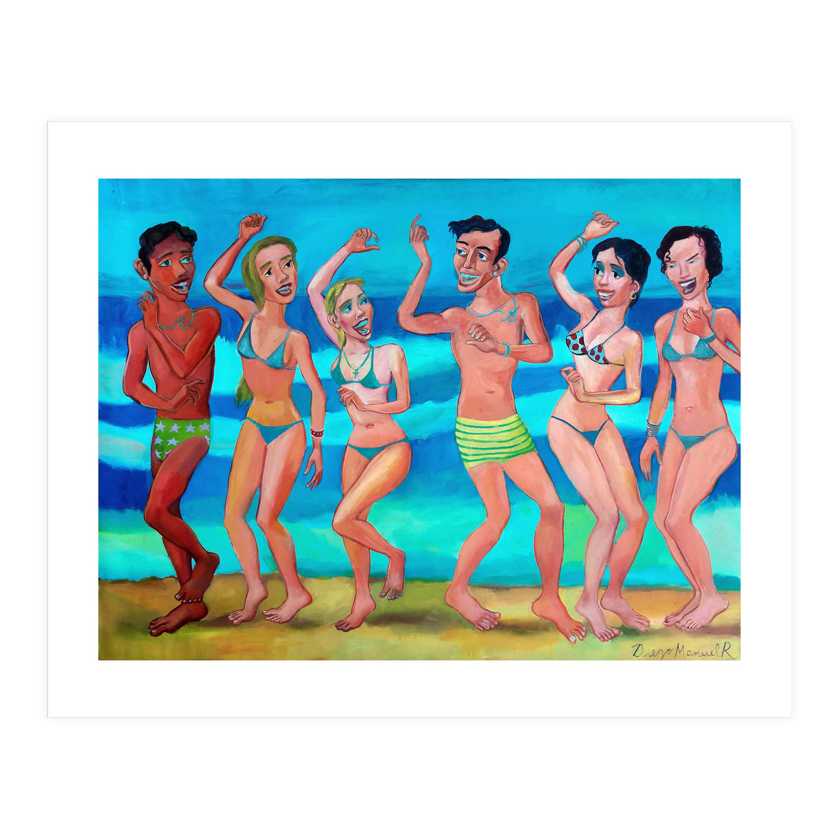 Punta Mogotes Beach (Print Only)