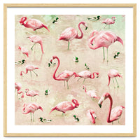 Flamingos Vintage Pink