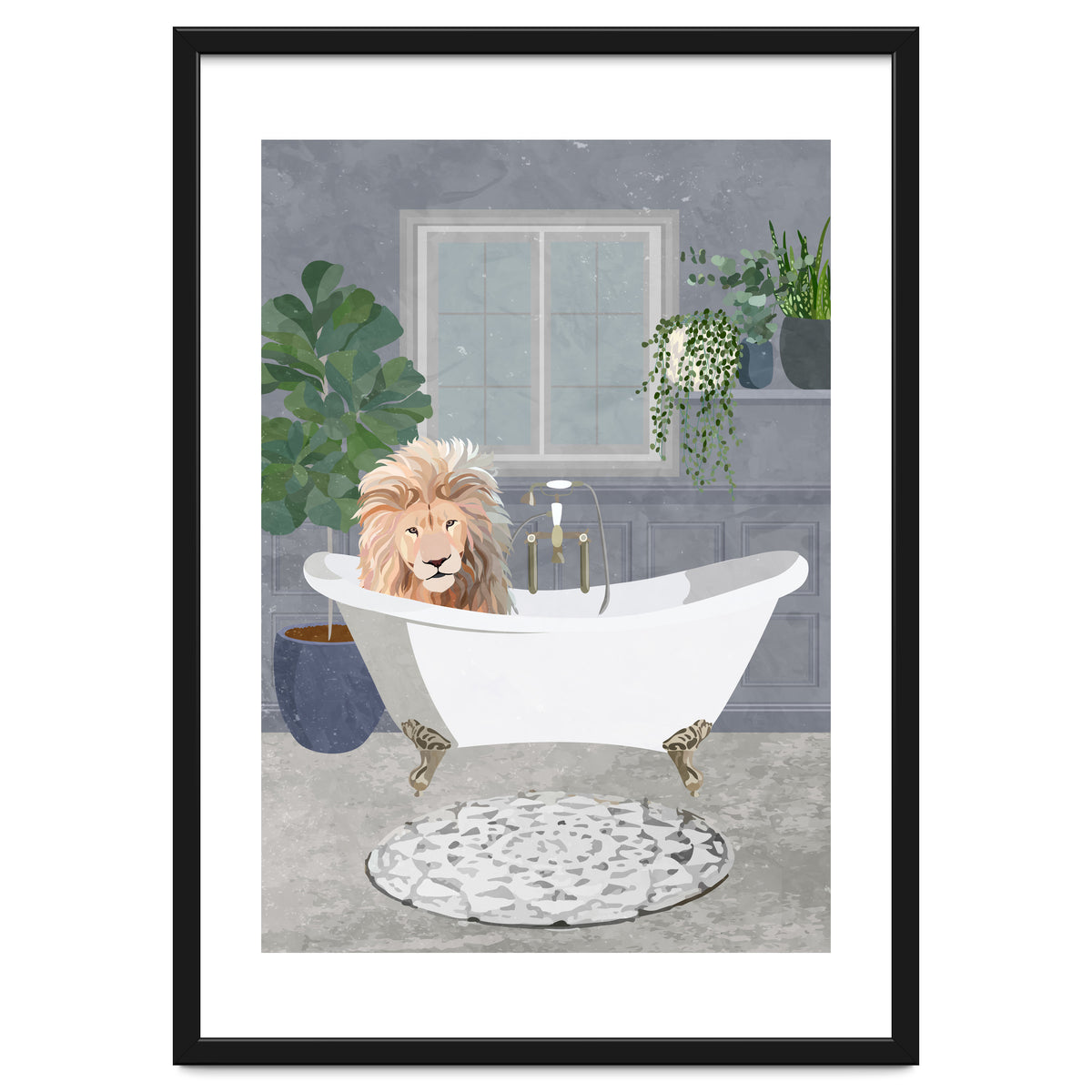 Leo Lion takes a bath