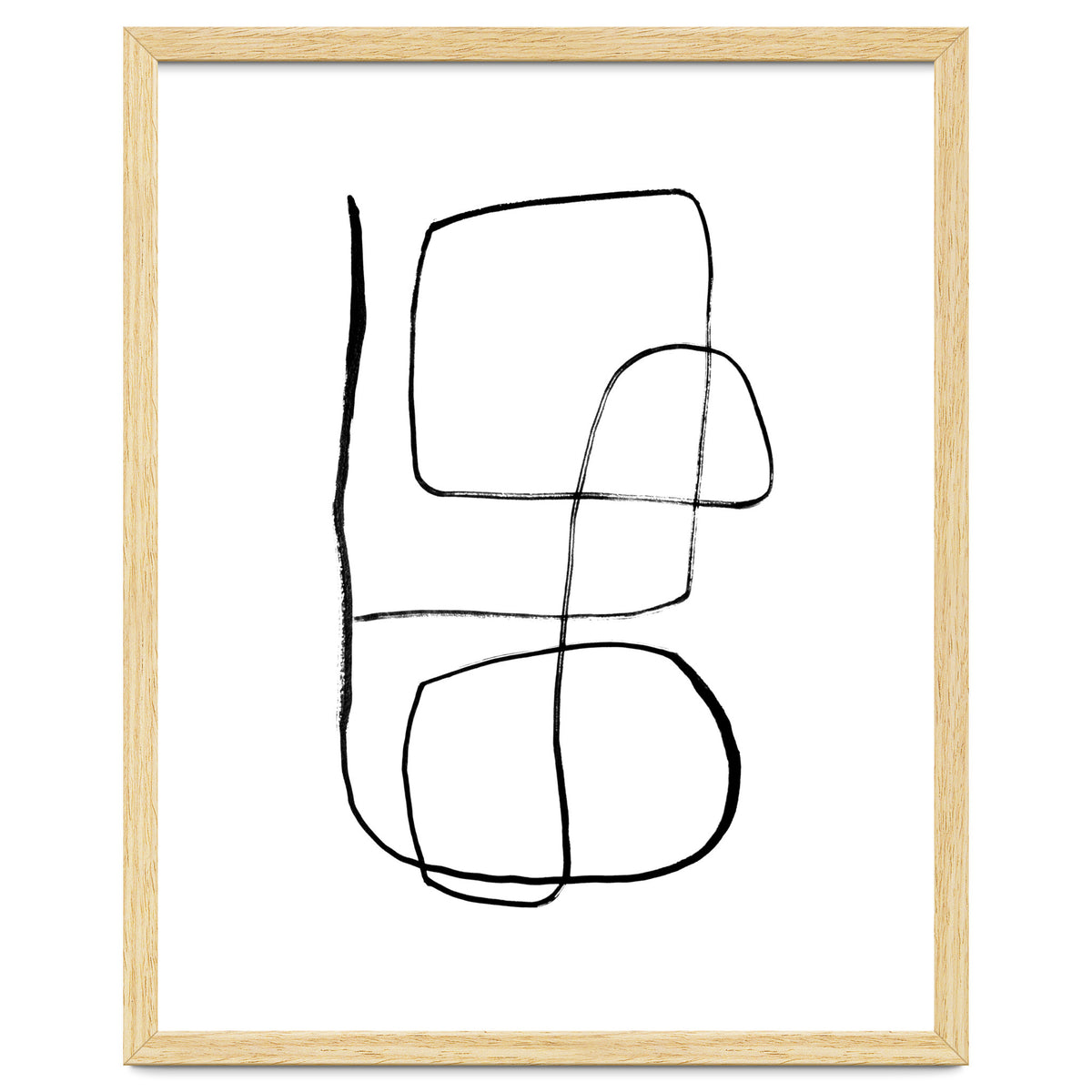 Mid-Century Line Art Print #3