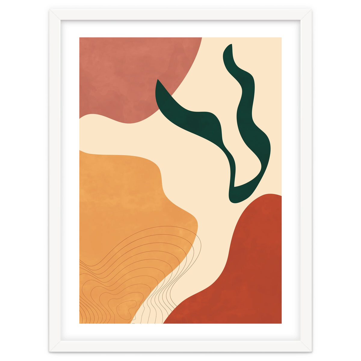 Abstract Scandi Neutral Shapes