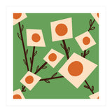 Green Square Flower Bouquet (Print Only) thumbnail