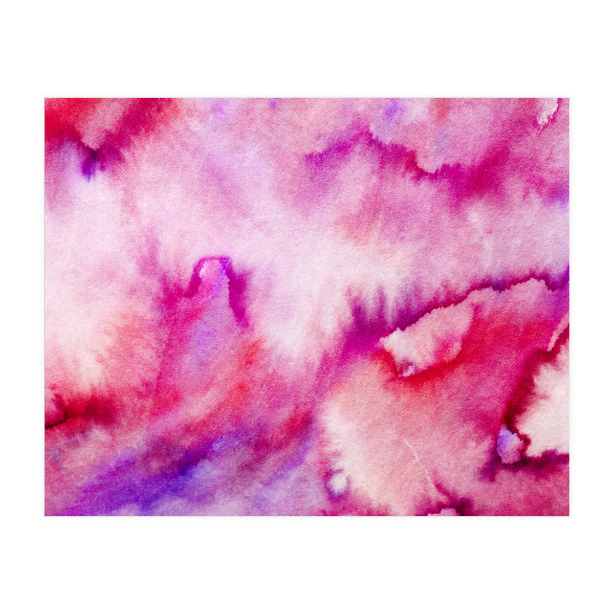 Watercolor magenta tie-dye (Print Only)