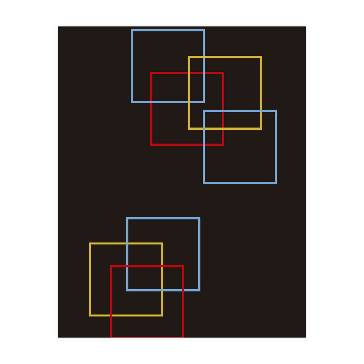 Geometric Minimalist Abstract Modern 4 (Print Only)