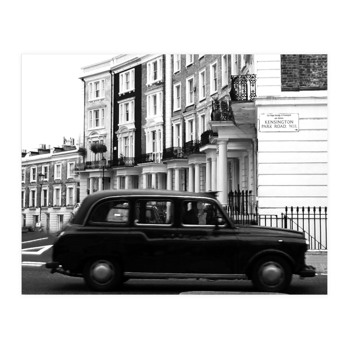 The Kensington Black Cab (Print Only)