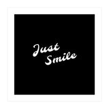 Just smile | typography (Print Only) thumbnail