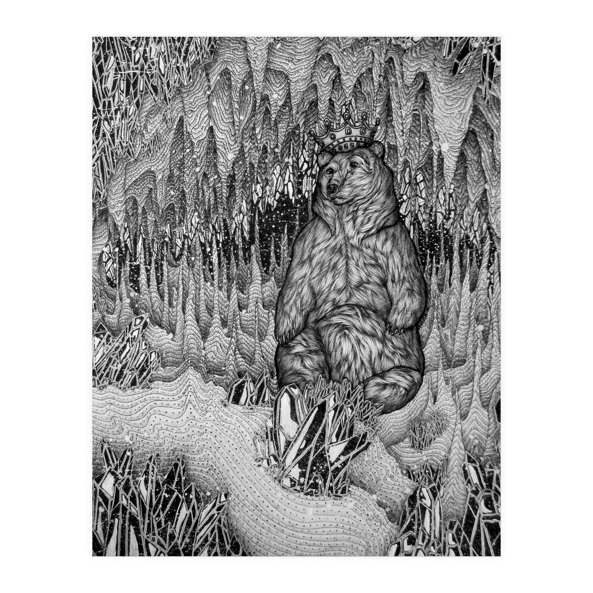 Cave Of The Bear King (Print Only)