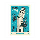 TAROT CARD CAT: THE TOWER (Print Only) thumbnail