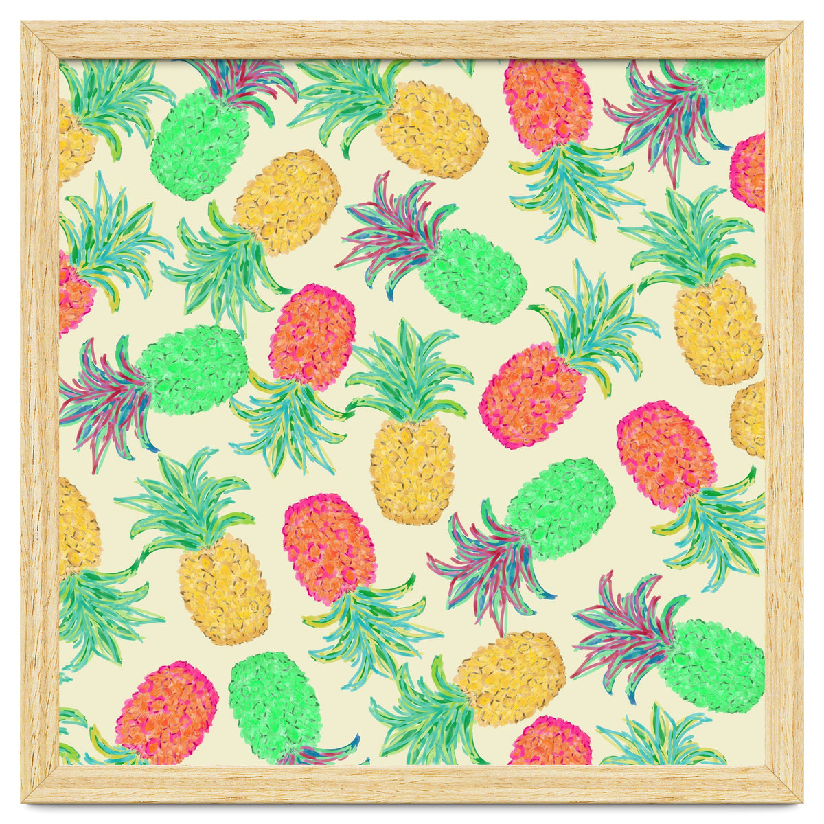 Pineapple Pandemonium Multicolo