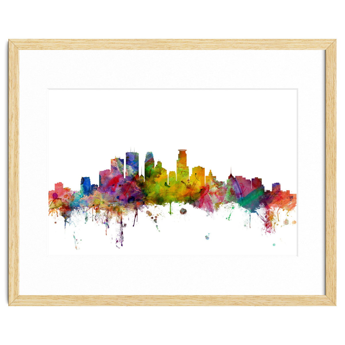 Minneapolis Minnesota Skyline