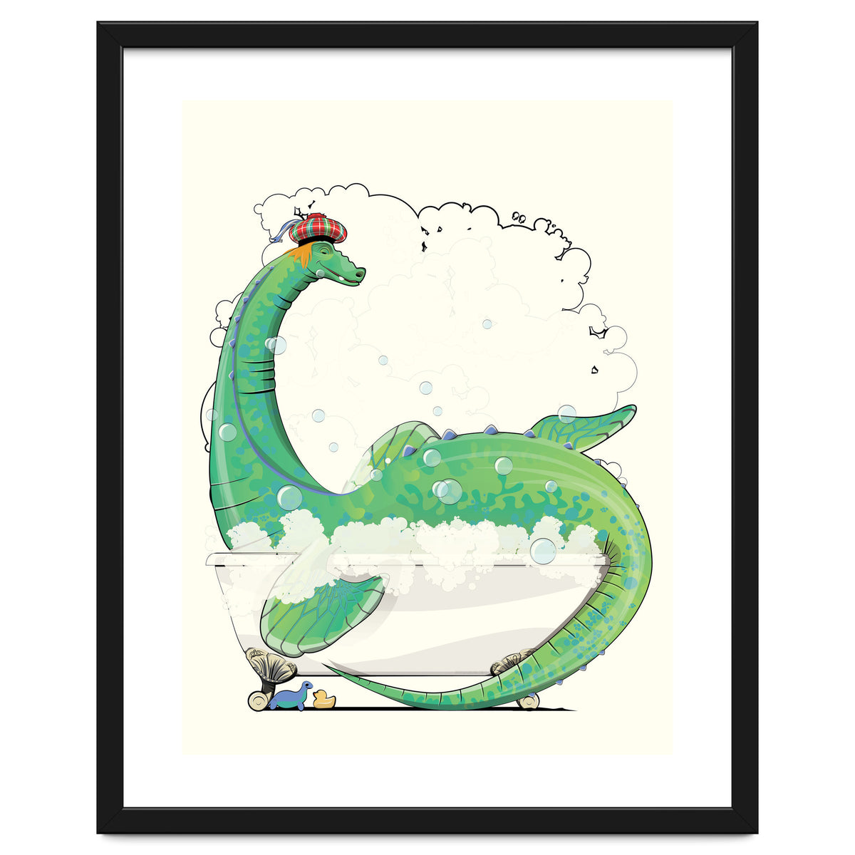 Loch Ness Monster in the Bath, Funny Bathroom Humour