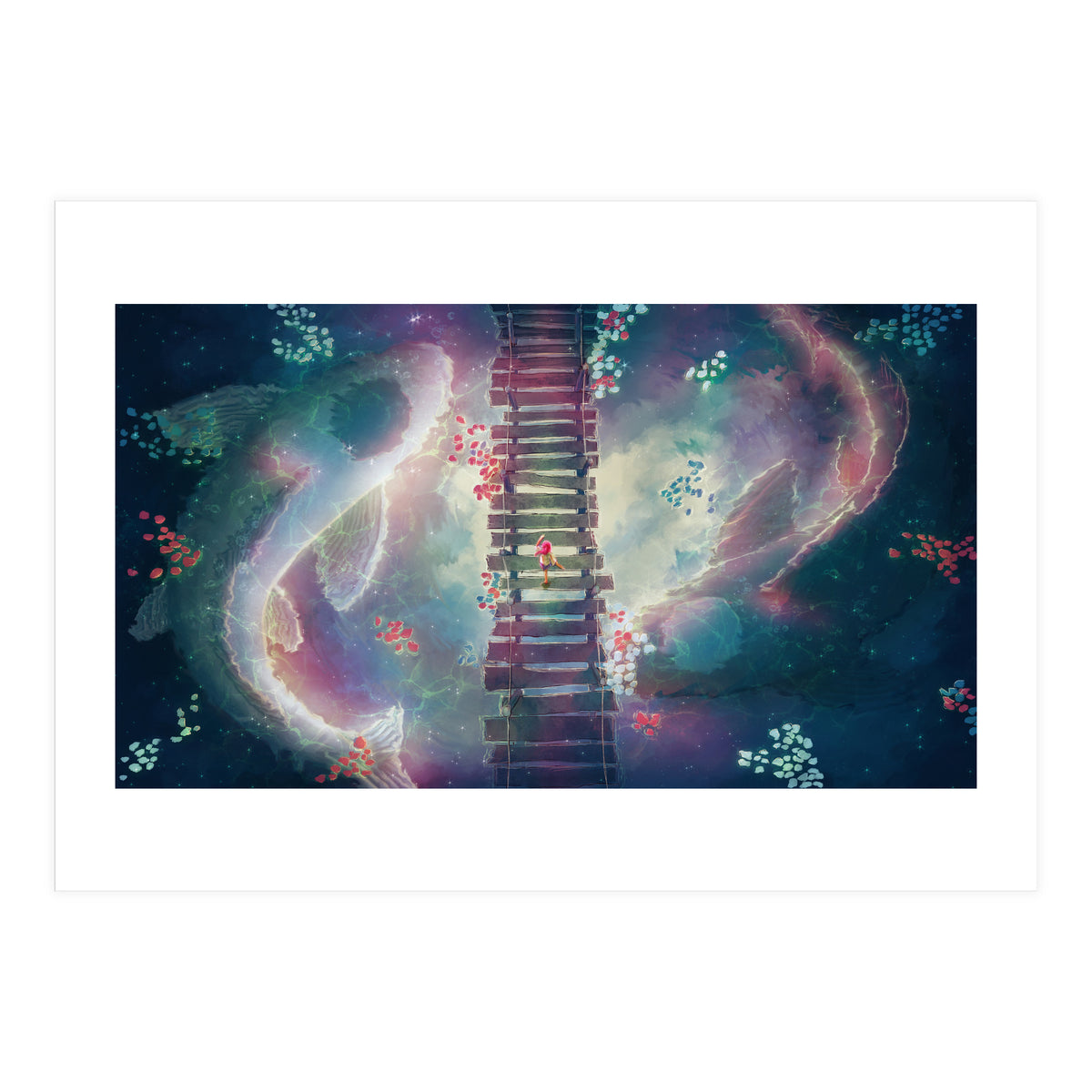 Walking Through Sun, Moon, and Stars (Print Only)