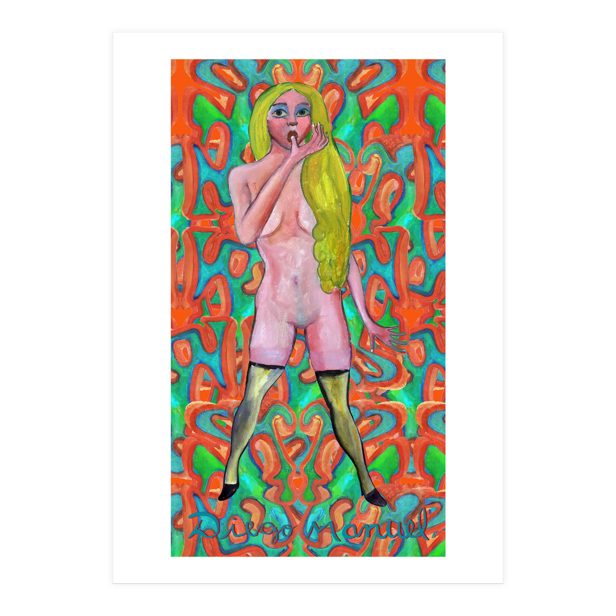 Chica Con Medias 2 Bb (Print Only)