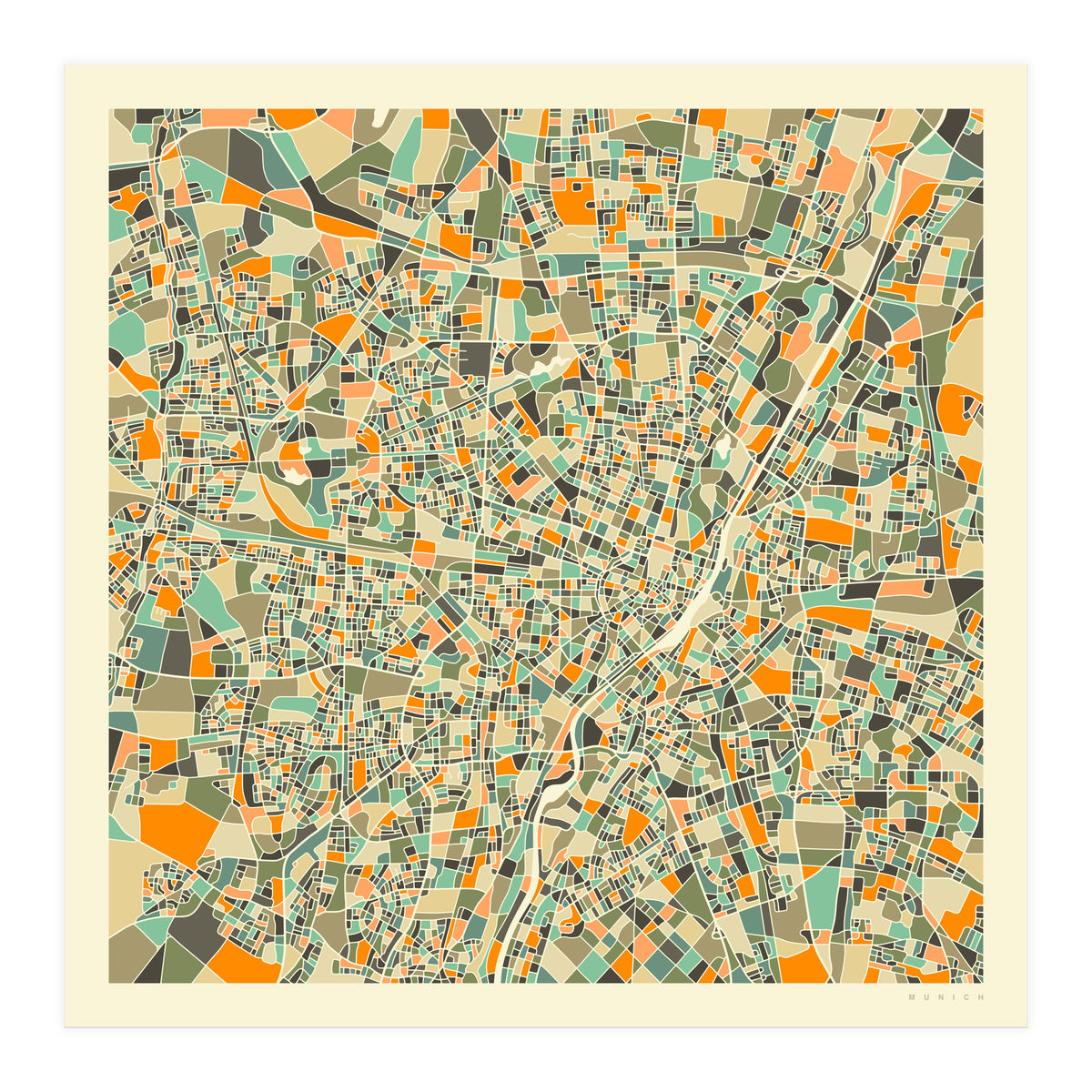 MUNICH MAP (Print Only)