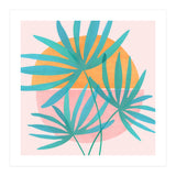 Retro Sunset Palms (Print Only) thumbnail