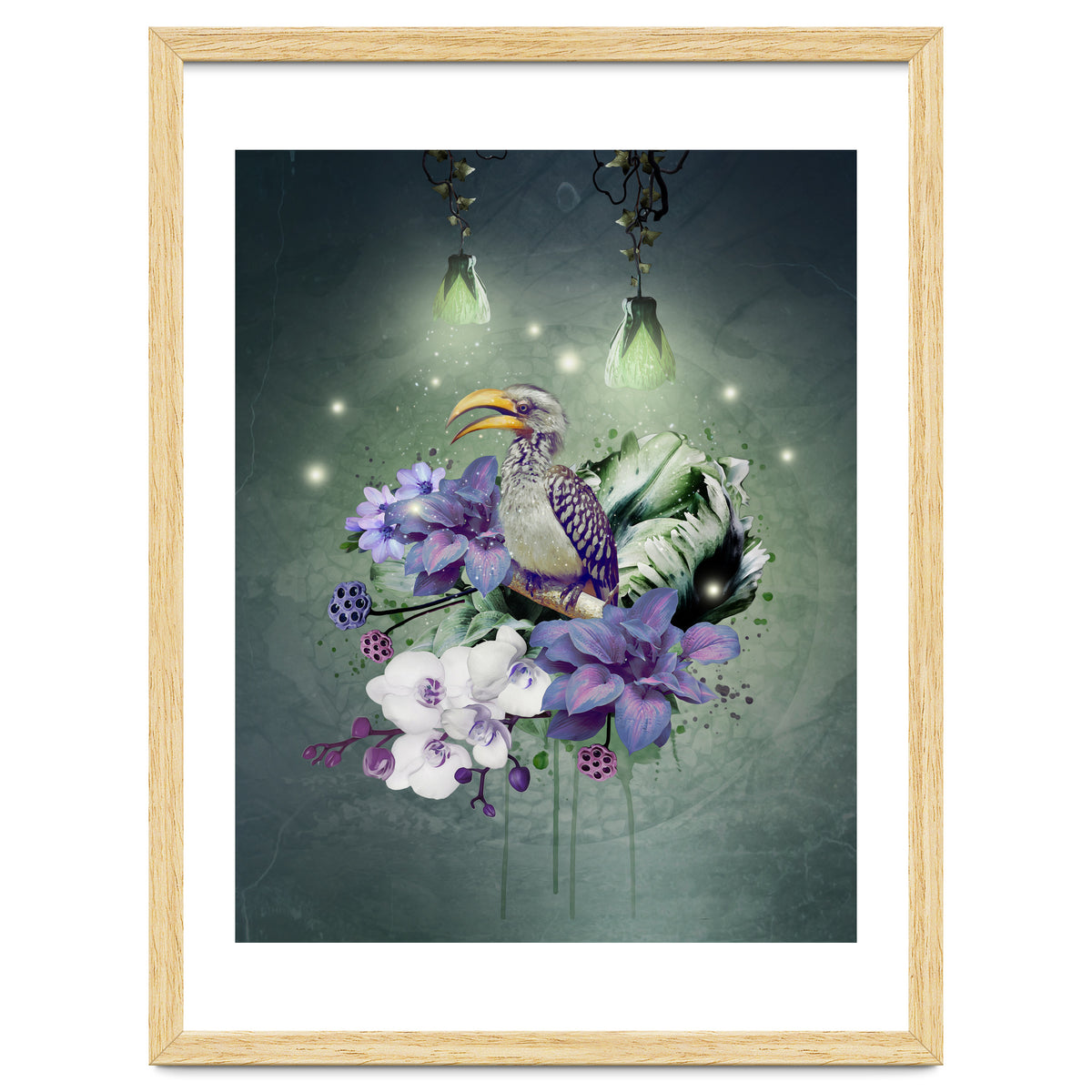 Floral Magic Hornbill