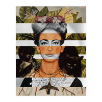 Frida Kahlo "Self Portrait with Thorn Necklace and Hummingbird" & Joan Crawford (Print Only)
