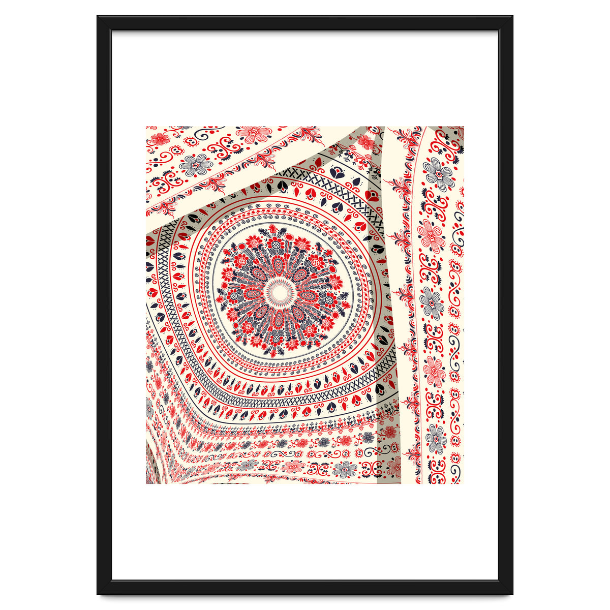 Romanian embroidery background 33