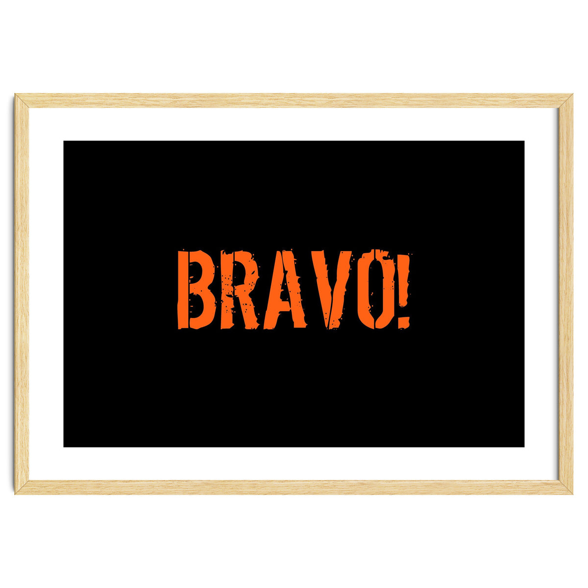 Bravo! Italian saying