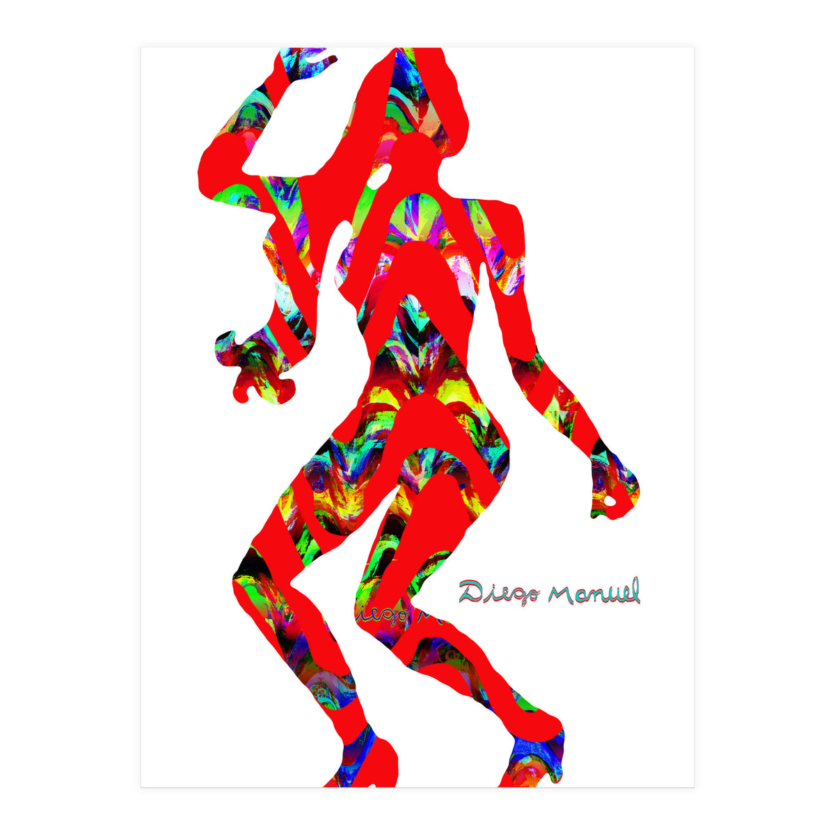 Dance Girl B 5  (Print Only)