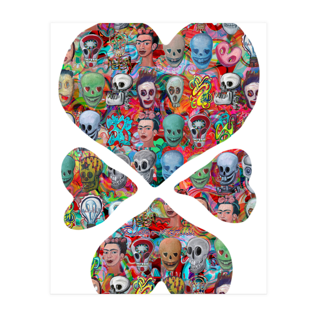 4 Corazones 2 Copia (Print Only)