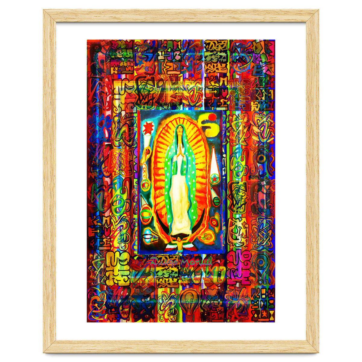 Graffiti Digital 2022 336 and Virgin of Guadalupe