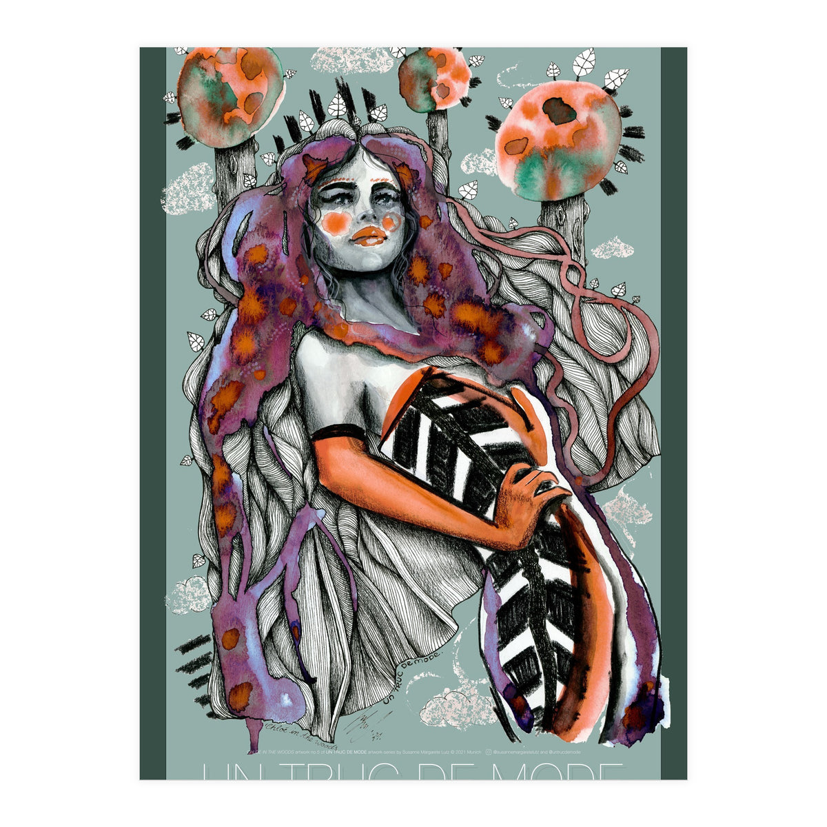 Chloé In The Woods (Print Only)