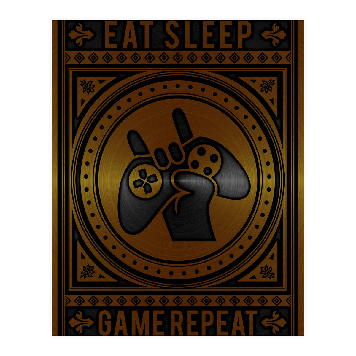 Eat Sleep Game Repeat (Print Only)