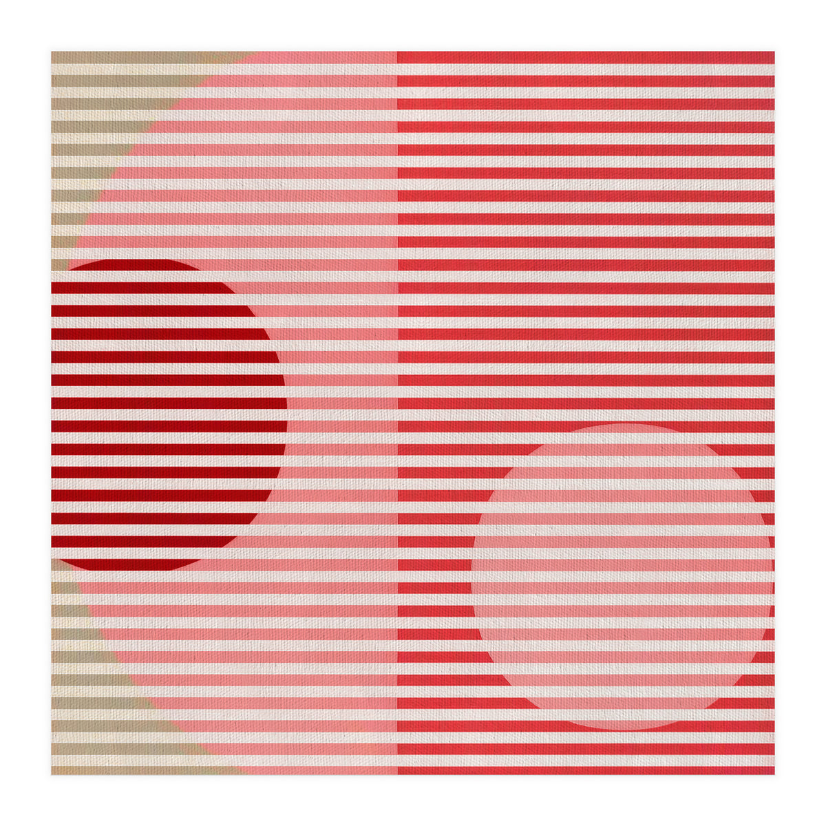 Stripes & Circles 1 (Print Only)