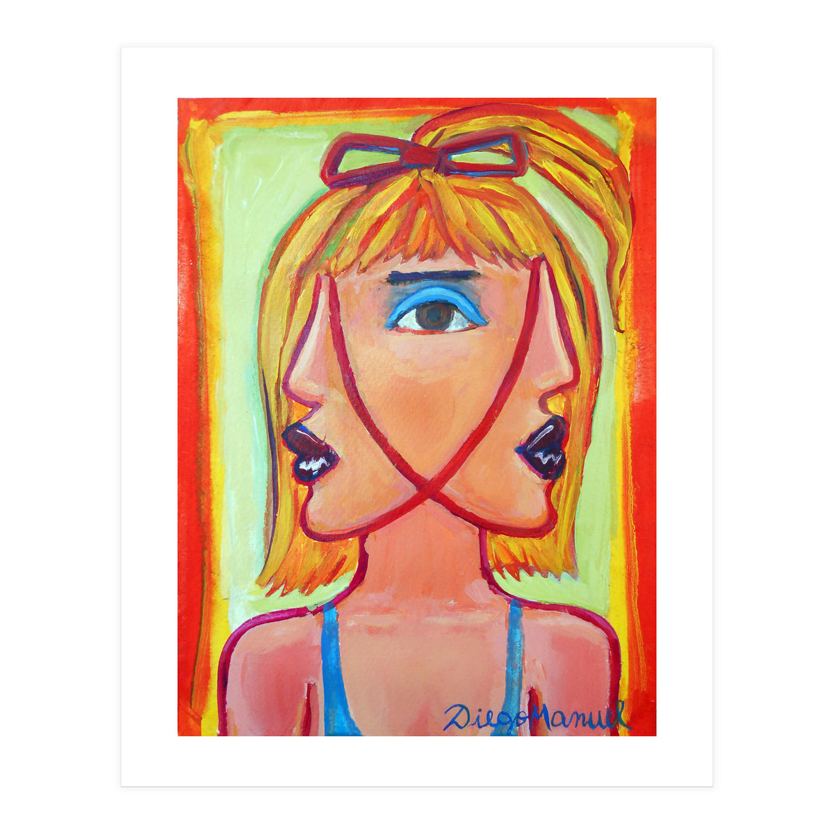 Cabeza De Mujer 7 (Print Only)