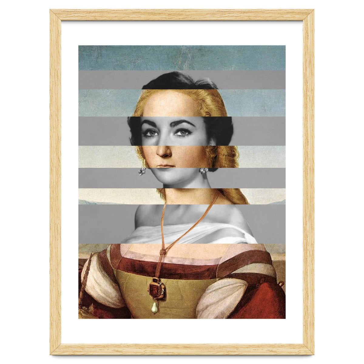 Rafael Portrait of Young Woman with Unicorn & Liz Taylor