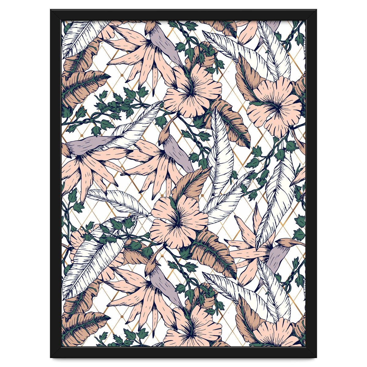 Exotic flowering and pattern geometric