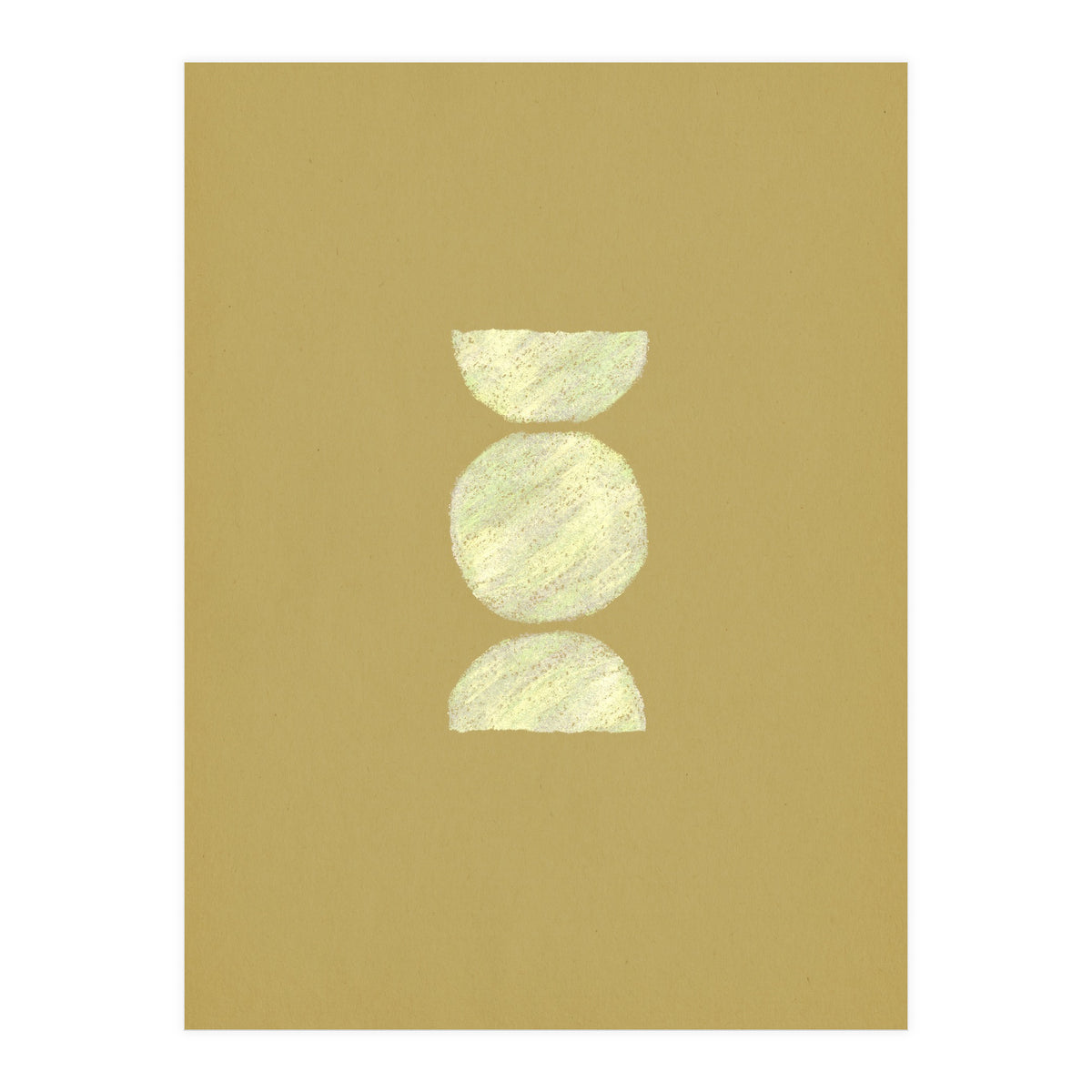 Olive green shapes (Print Only)