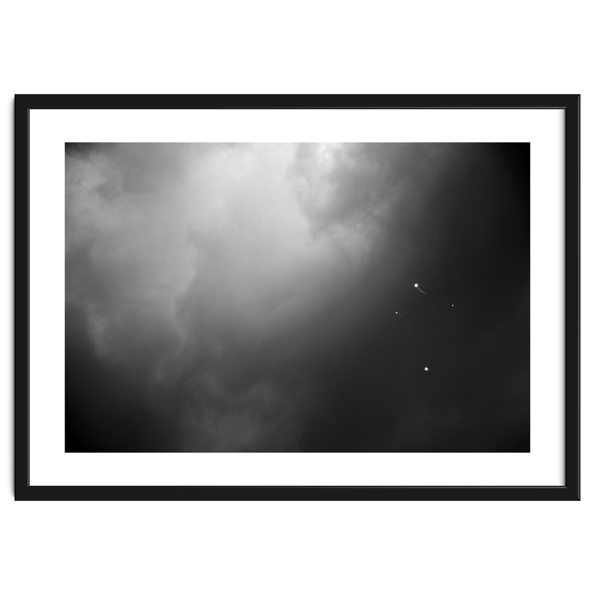 Four balloons and another one