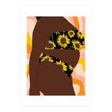 Groovy Sunflower Bikini (Print Only) thumbnail