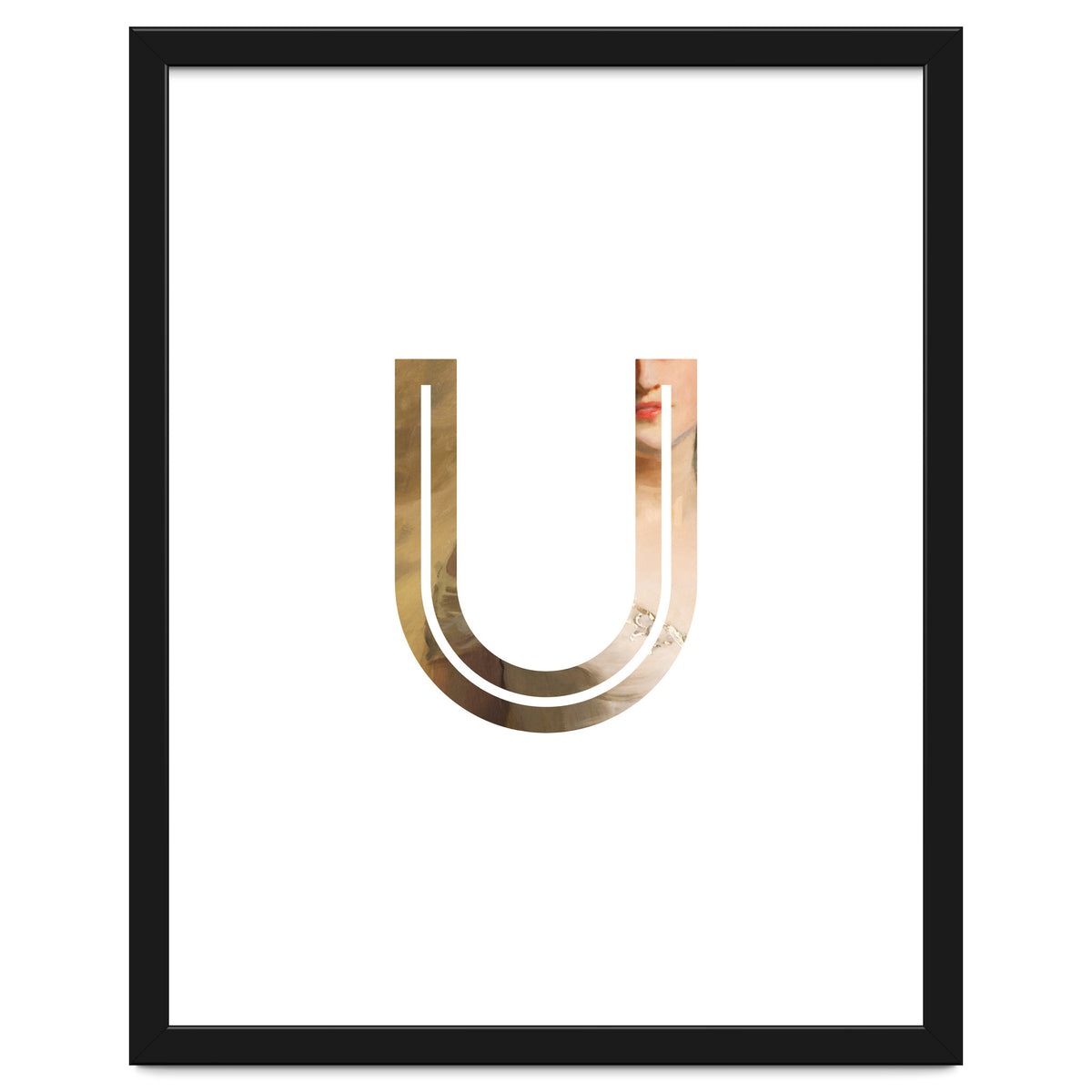 Letter U - (Impress)