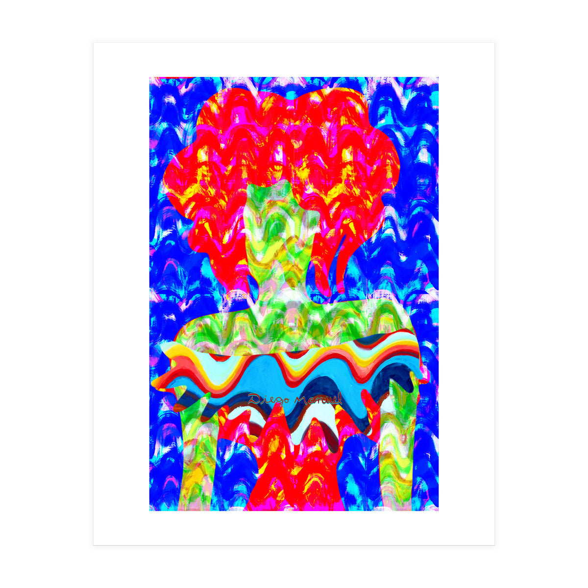 Pop Abstract girl (Print Only)