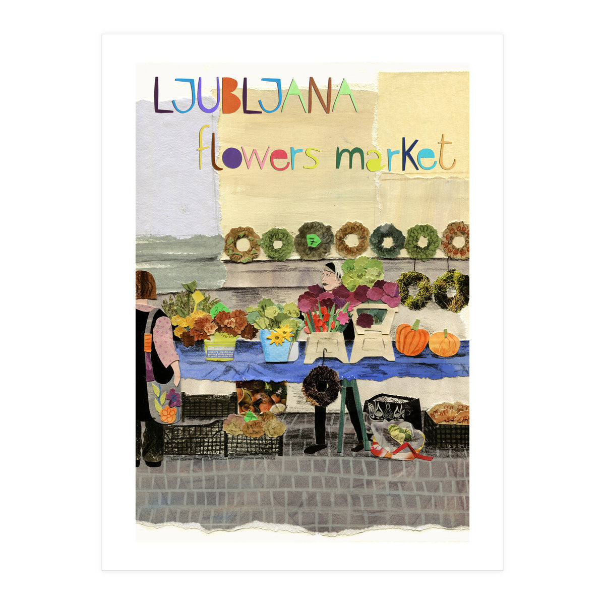 Flower Market (Print Only)