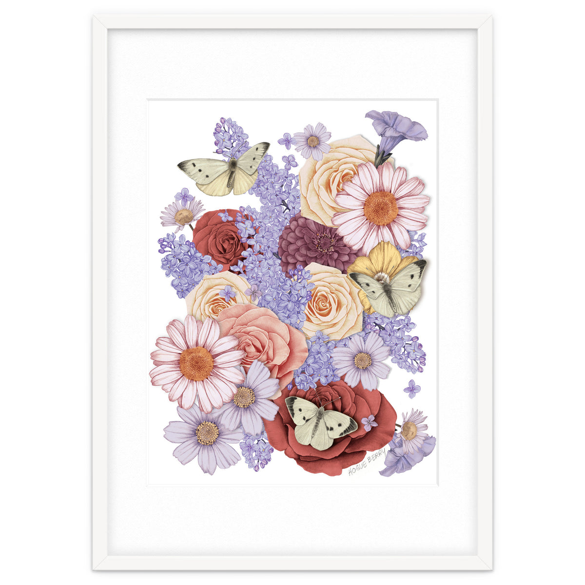 Flowers and Butterflies