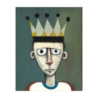 Footballer In A Crown (Print Only)