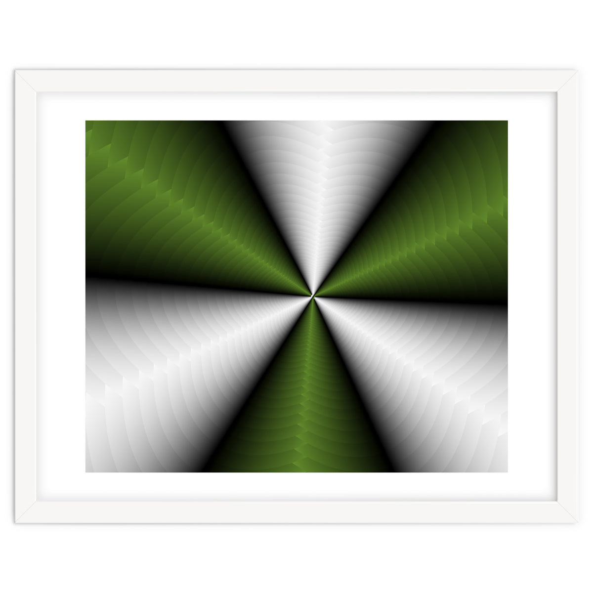 Green Color Modern Interior Art