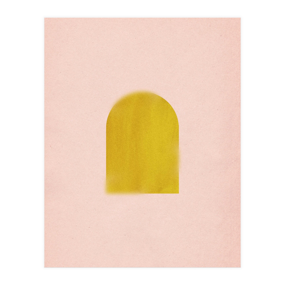 Pink and mustard arch (Print Only)